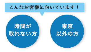 こんなお客様に向いています！