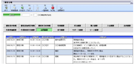 リスト作成・CSV出力が可能